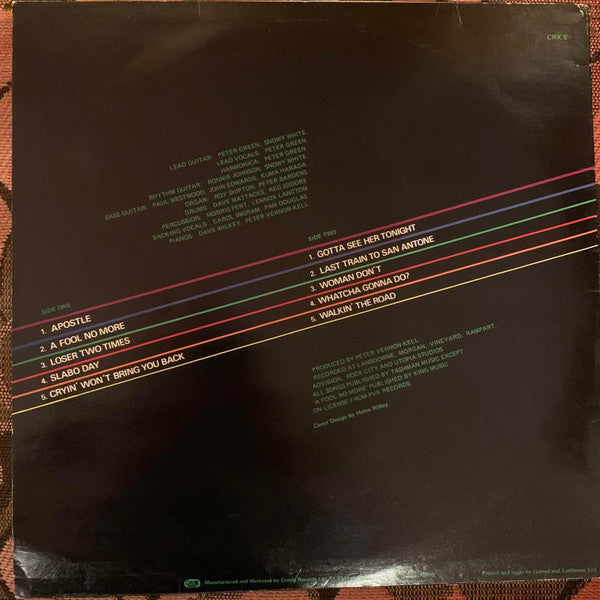 Peter Green (2) : Blue Guitar (LP, Comp)