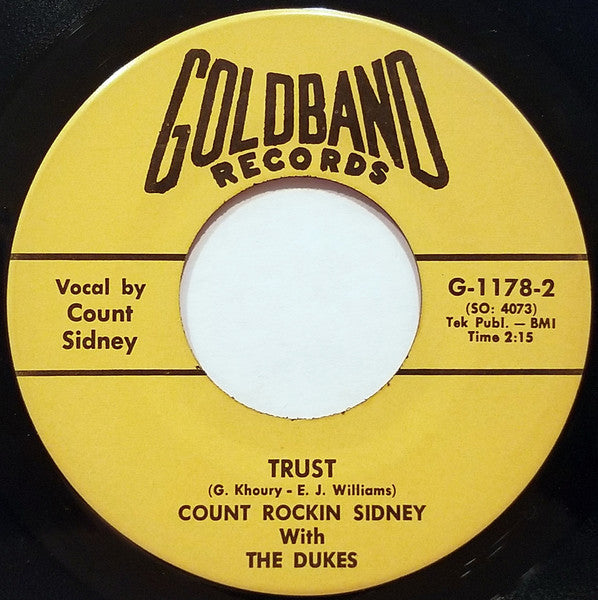Count Sidney & His Dukes : Put It On (7")