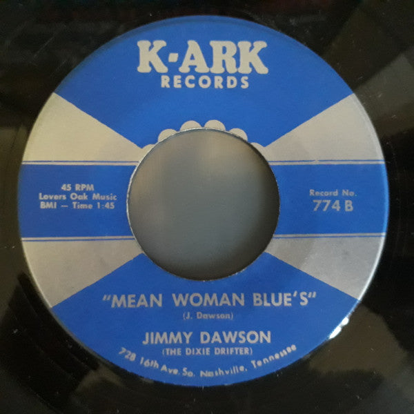 Jimmy Dawson : Big Black Bug Boogie (7", Single)