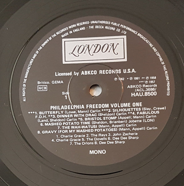 Various : Philadelphia Freedom Volume 1 (LP, Comp)