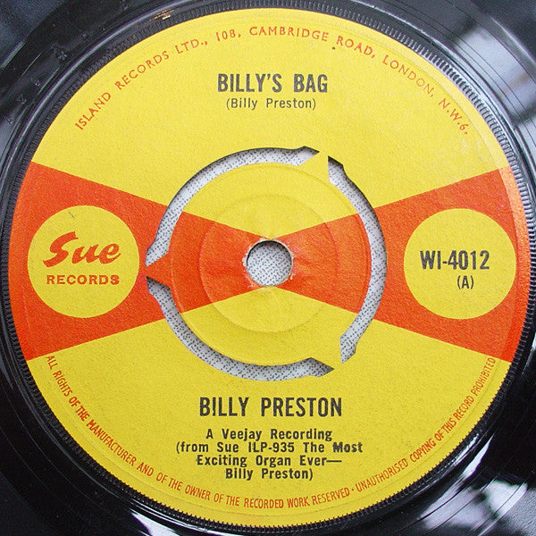 Billy Preston : Billy's Bag (7")