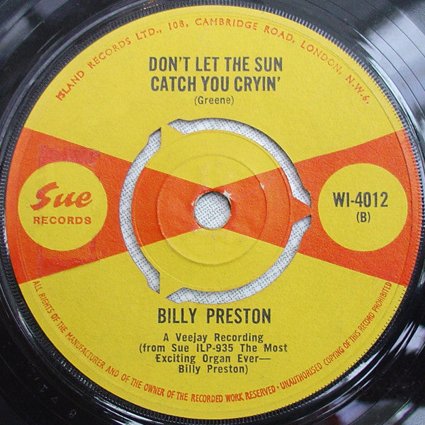 Billy Preston : Billy's Bag (7")