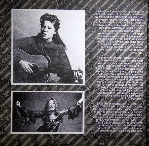 Janis Joplin : Anthology (2xLP, Comp)