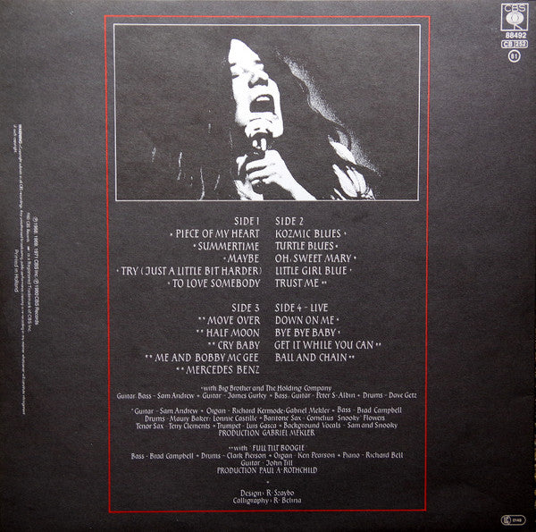 Janis Joplin : Anthology (2xLP, Comp)