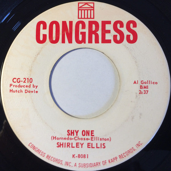 Shirley Ellis : Takin' Care Of Business / Shy One (7", Promo)