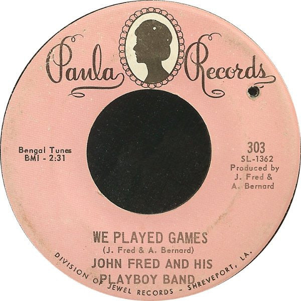 John Fred & His Playboy Band : We Played Games / Lonely Are The Lonely (7", Single)