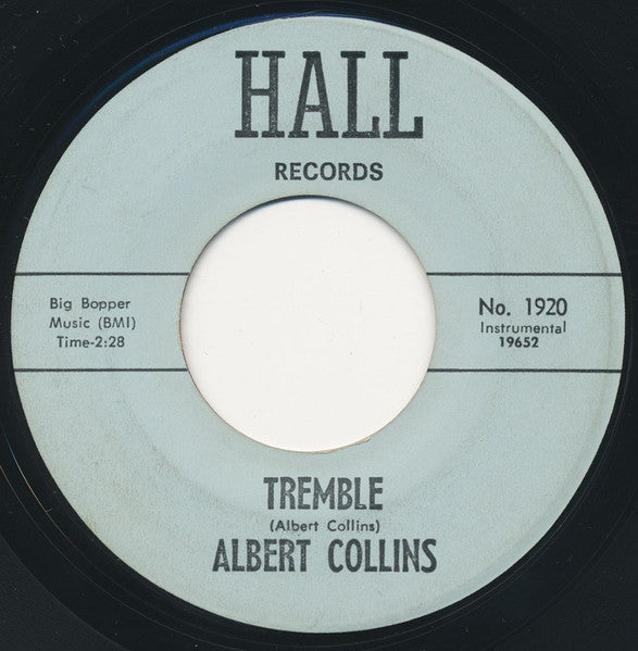 Albert Collins : Frosty (7", Single, Blu)