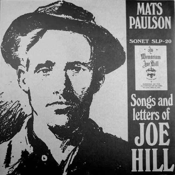 Mats Paulson : Songs And Letters Of Joe Hill (LP, Album, Gat)