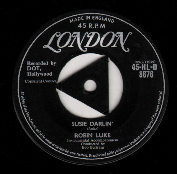 Robin Luke : Susie Darlin' (7", Single)