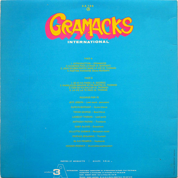 Gramacks International : Paroles En Bouche Pas Maître (LP, Album, Gat)