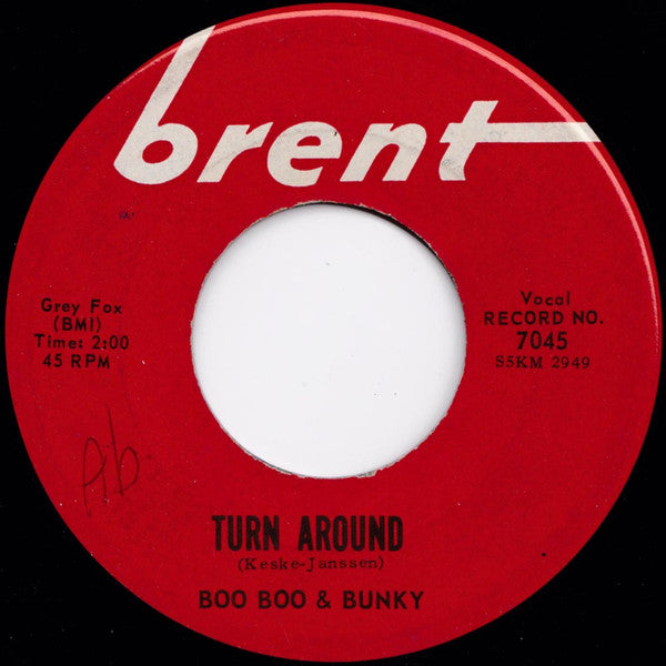 Boo Boo & Bunky : This Old Town / Turn Around (7", Single)