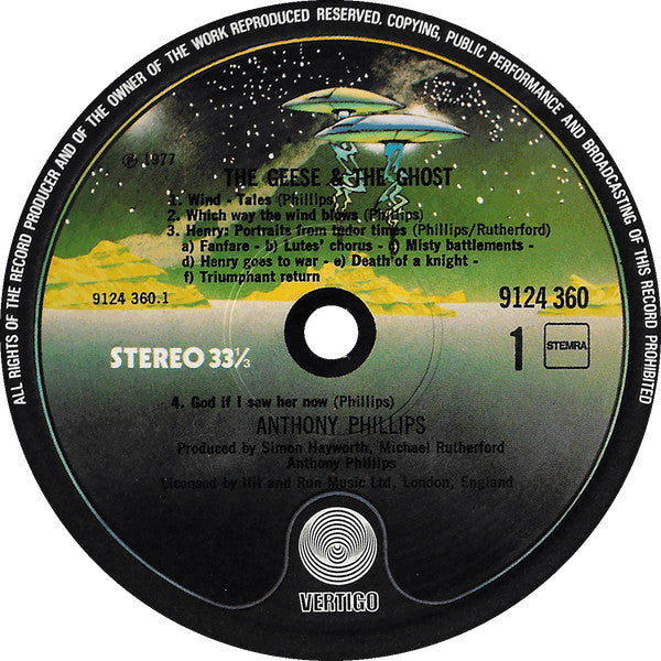 Anthony Phillips : The Geese & The Ghost (LP, Album)