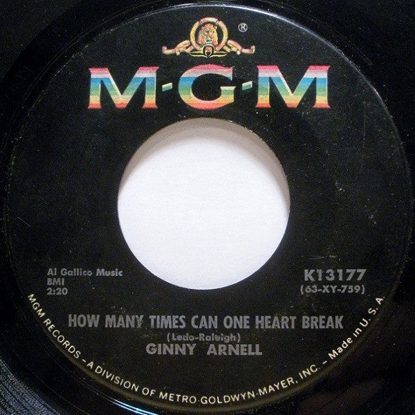 Ginny Arnell : Dumb Head (7", Single)