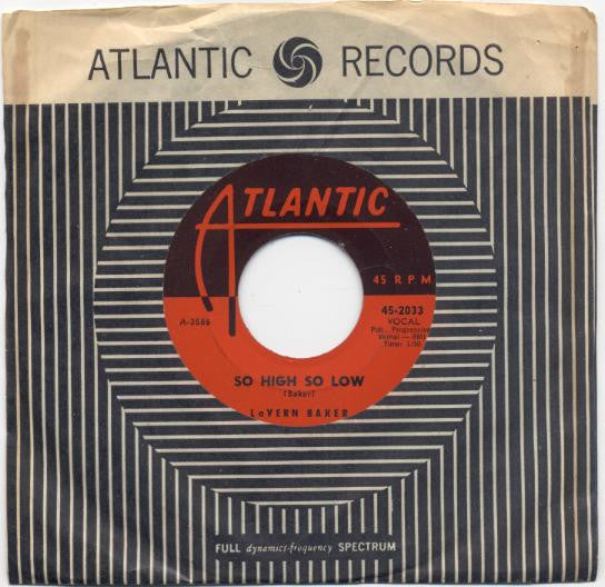 Lavern Baker : So High So Low / If You Love Me (7")