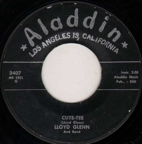 Lloyd Glenn And Band : Black Fantasy / Cute-Tee (7")