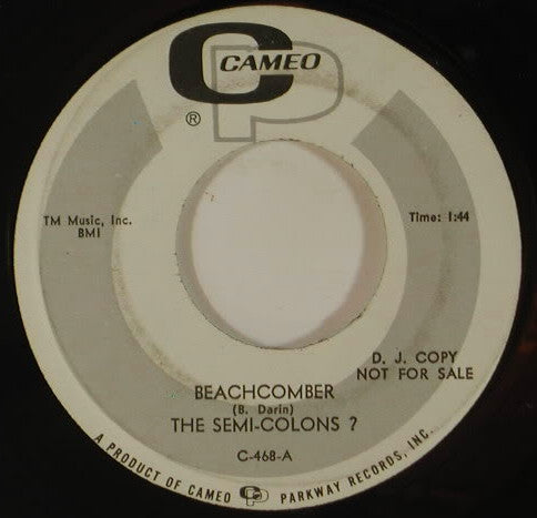 The Semi-Colons ? : Beachcomber / Set Aside (7", Single, Promo)