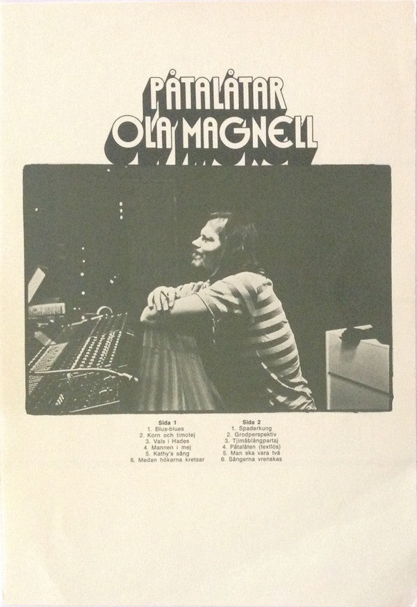 Ola Magnell : Påtalåtar (LP, Album)