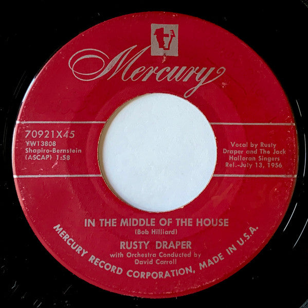 Rusty Draper : In The Middle Of The House / Pink Cadillac (7")