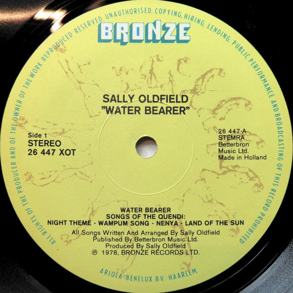 Sally Oldfield : Water Bearer (LP, Album)