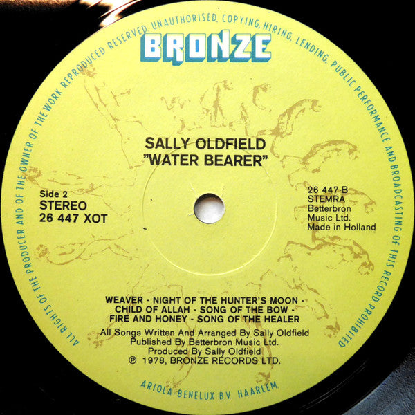 Sally Oldfield : Water Bearer (LP, Album)