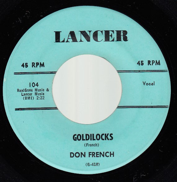 Don French : Goldilocks / Lonely Saturday Night (7", Single)