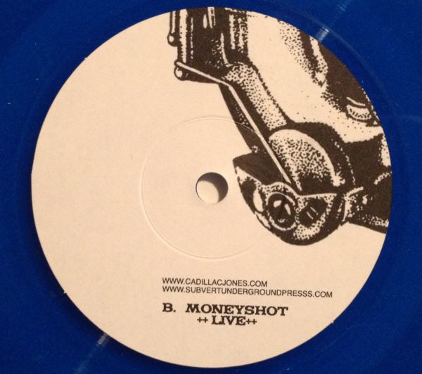 Cadillac Jones : Animal Lover / Money Shot Live (7", Blu)