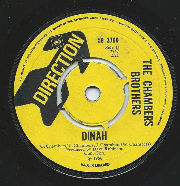 The Chambers Brothers : Time Has Come Today (7", Single)