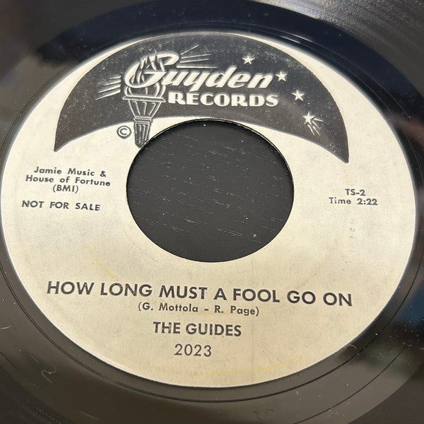 The Guides : You Must Try / How Long Must A Fool Go On (7", Single, Promo)