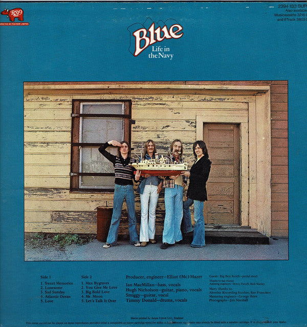 Blue (31) : Life In The Navy (LP, Album)