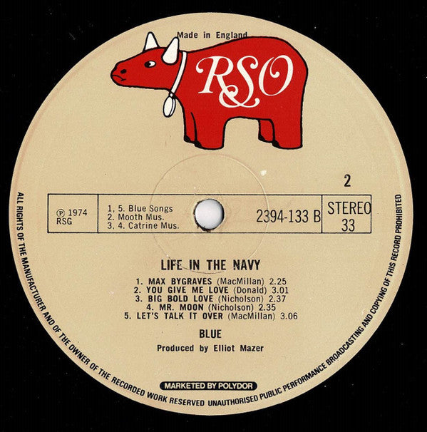 Blue (31) : Life In The Navy (LP, Album)