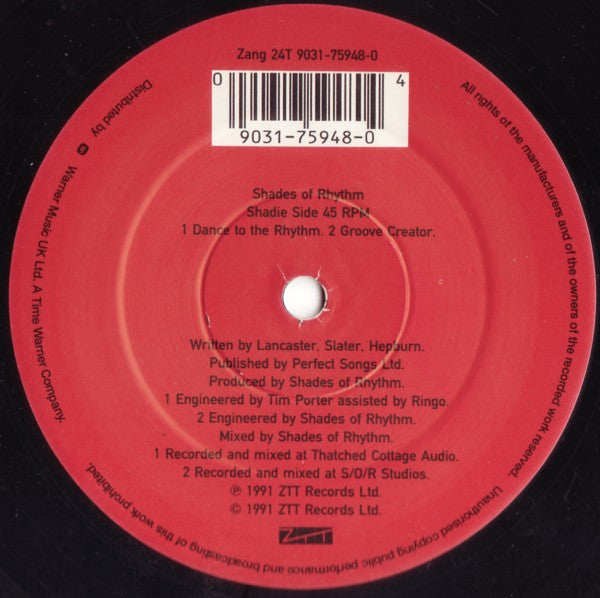 Shades Of Rhythm : Extacy EP (12", EP)