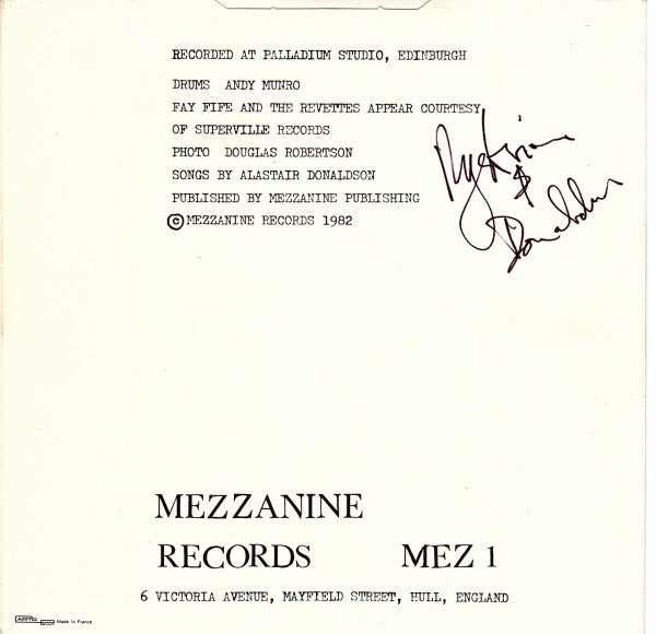 William Mysterious & Alastair Donaldson : Security Of Noise (7", Single)