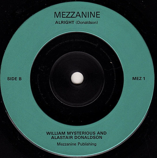 William Mysterious & Alastair Donaldson : Security Of Noise (7", Single)