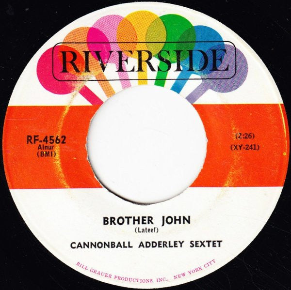 Cannonball Adderley Sextet : Tengo Tango / Brother John (7", Single)