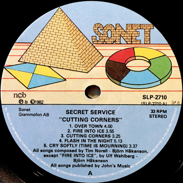Secret Service : Cutting Corners (LP, Album)