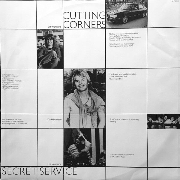 Secret Service : Cutting Corners (LP, Album)