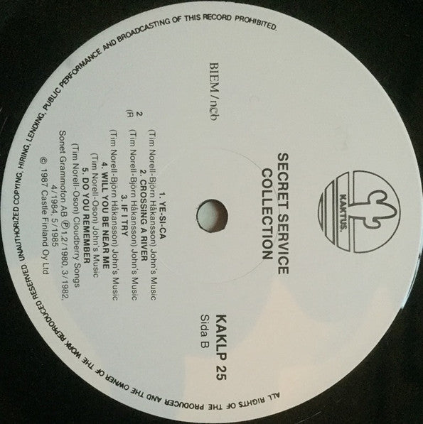 Secret Service : Collection (2xLP, Album, Comp)