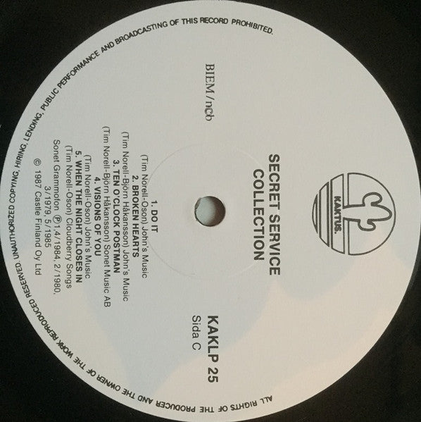 Secret Service : Collection (2xLP, Album, Comp)