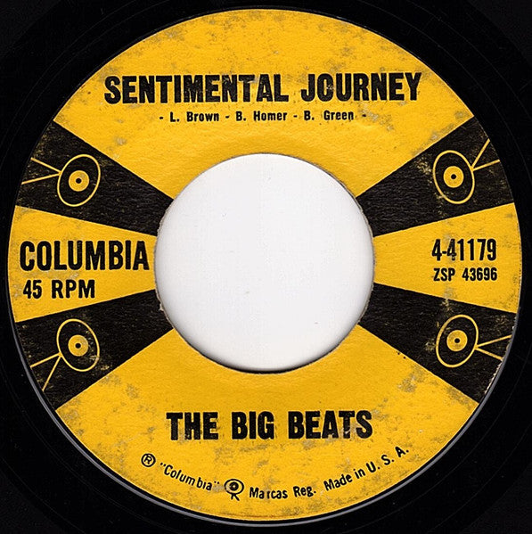 The Big Beats (3) : Rush Me / Sentimental Journey (7", Single)