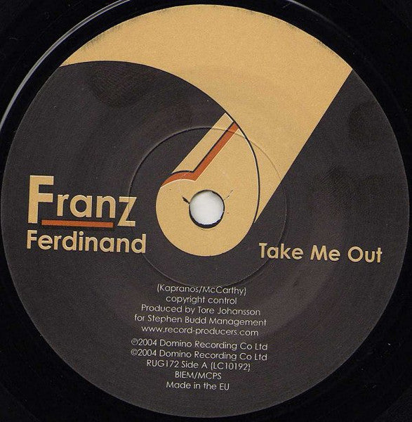Franz Ferdinand : Take Me Out (7", Single)