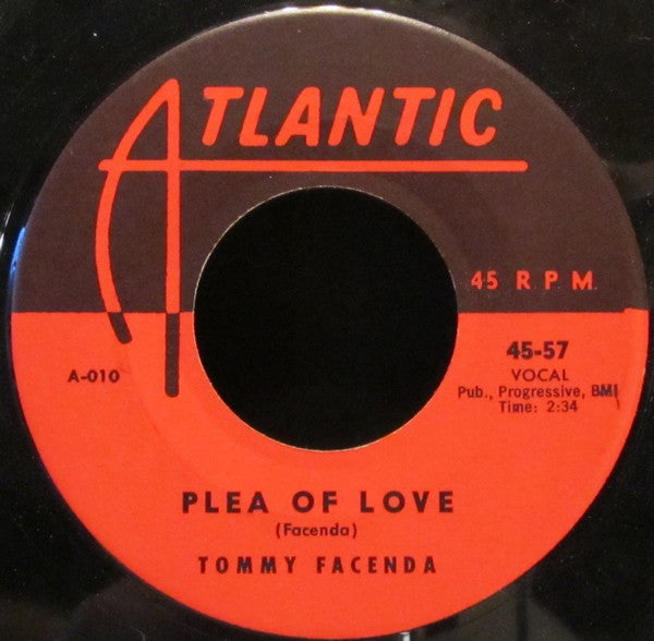 Tommy Facenda : High School U.S.A. (Pittsburgh Area) (7")