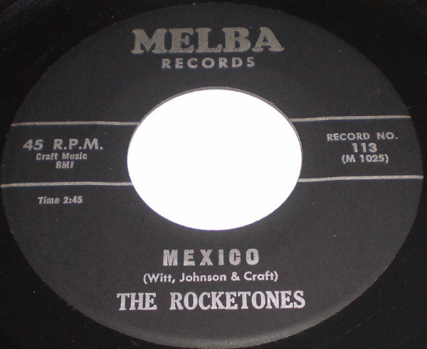 The Rocketones : Mexico / Dee I (7", Single, 2nd)