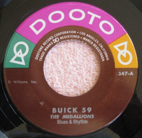 The Medallions : Buick 59 / The Letter (7", Single, RE)