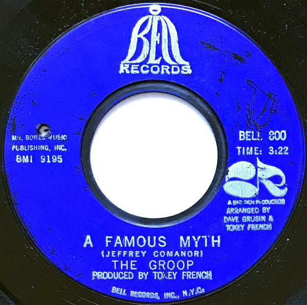 The Groop : A Famous Myth (7", Single, Styrene, Bes)