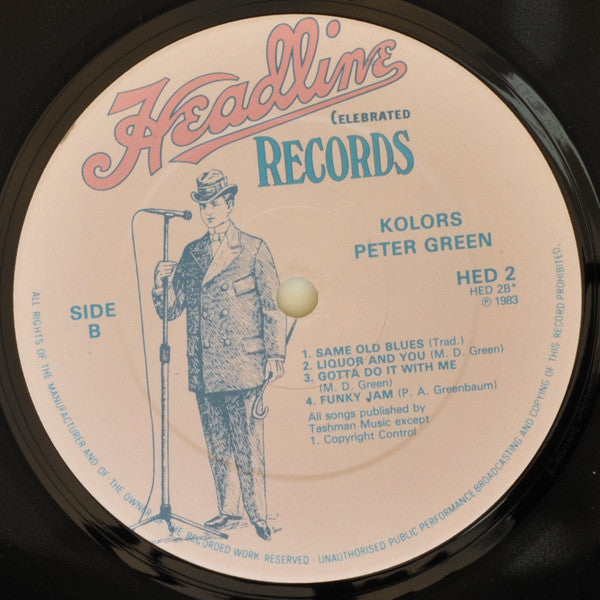 Peter Green (2) : Kolors (LP, Album)