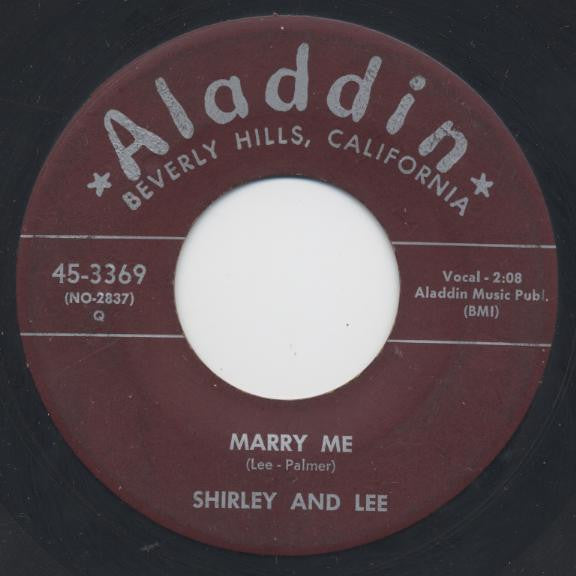 Shirley And Lee : I Want To Dance / Marry Me (7", Single)
