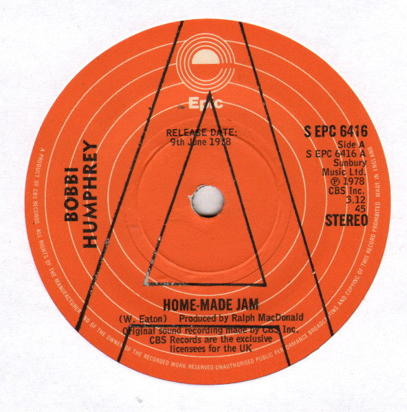 Bobbi Humphrey : Home-Made Jam (7", Promo)