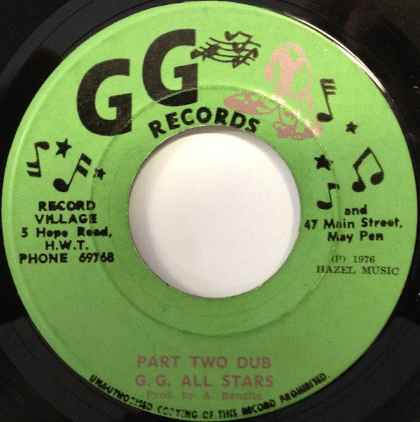 Barbara Jones / G.G. Allstars : Hold On To What You Have Got / Part Two Dub (7")