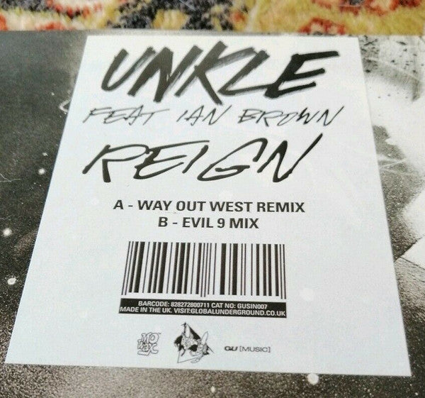 UNKLE Feat Ian Brown : Reign (12")