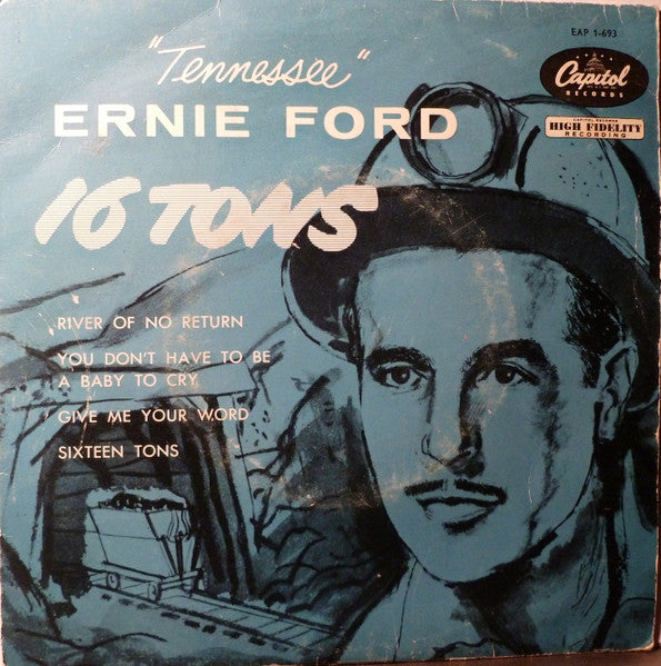Tennessee Ernie Ford : 16 Tons (7", EP)